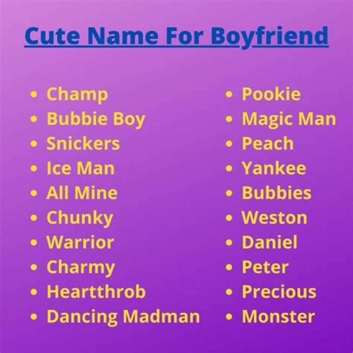 Cute Nicknames for Boyfriend: A Complete Guide to Sweet Pet Names
