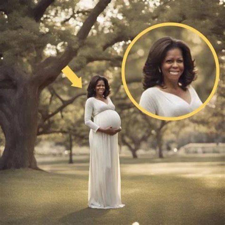 Exploring the Iconic Image of Michelle Obama During Her Pregnancy