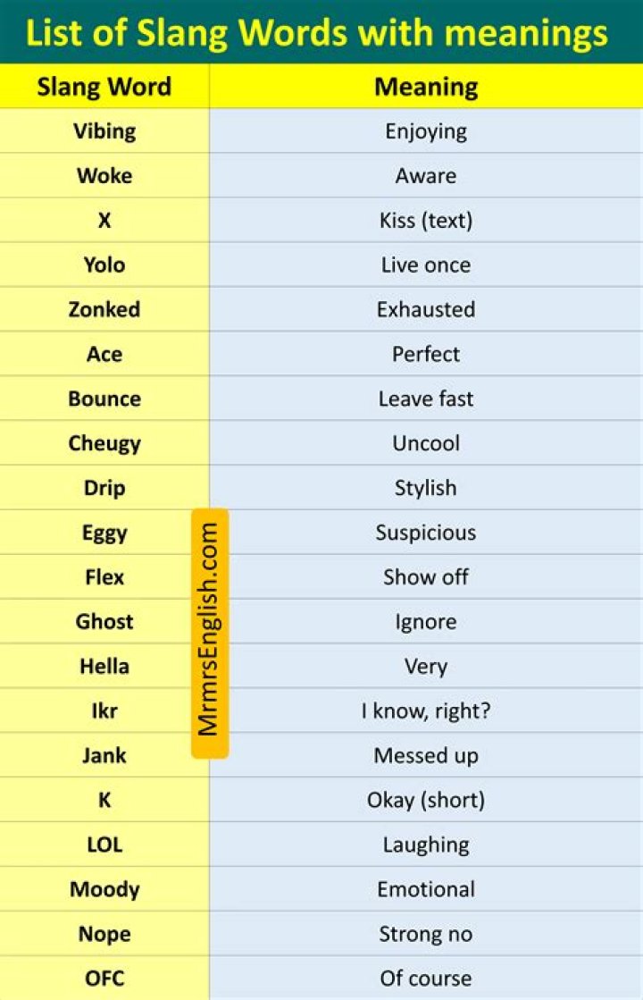 Exploring the Vibrant World of Slang Words Starting with 'S'
