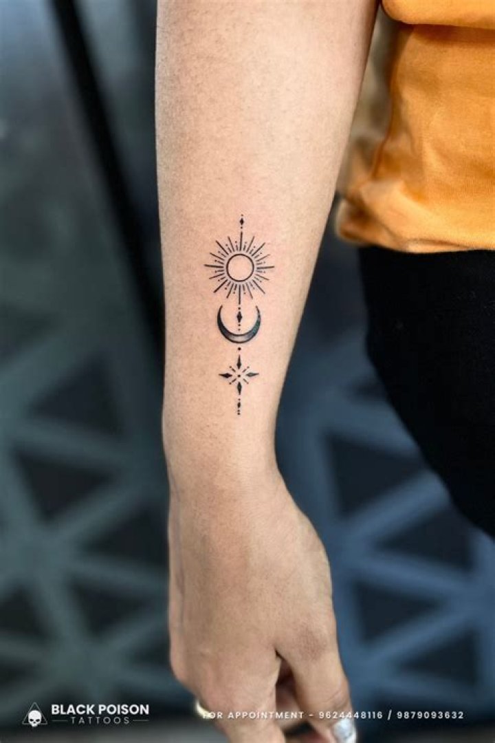Moon and Sun Tattoo: A Symbol of Balance and Duality