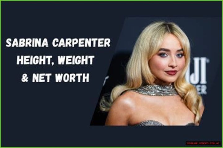 Sabrina Carpenter Measurements: A Comprehensive Overview